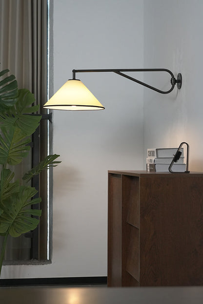 Swing Arm Cone Wall Sconce - view 11 | everlamps