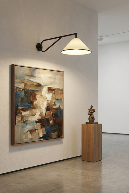 Swing Arm Cone Wall Sconce - view 8 | everlamps