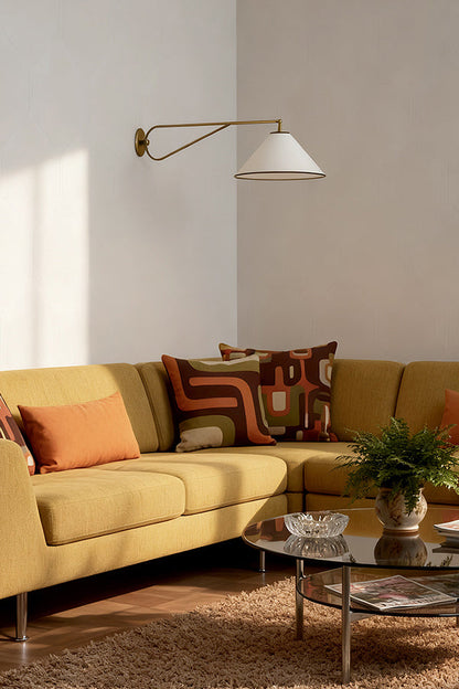 Swing Arm Cone Wall Sconce - view 7 | everlamps