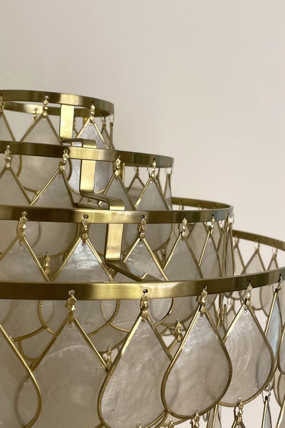 Teardrops Capiz Floor Lamp - view 17 | everlamps