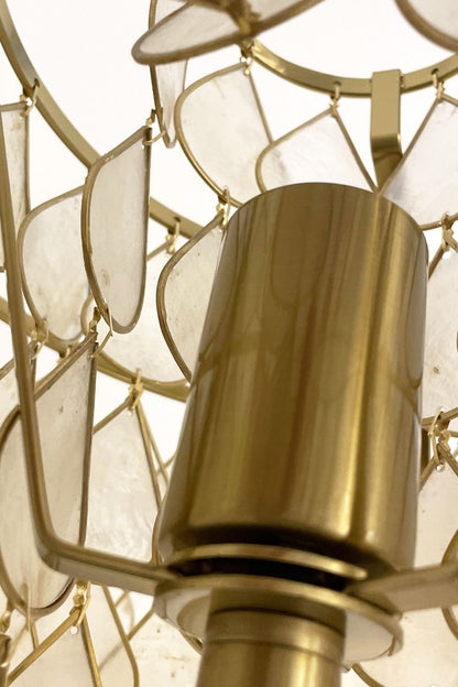 Teardrops Capiz Floor Lamp - view 7 | everlamps