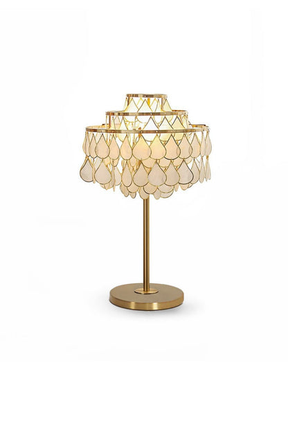 Teardrops Capiz Table Lamp | everlamps
