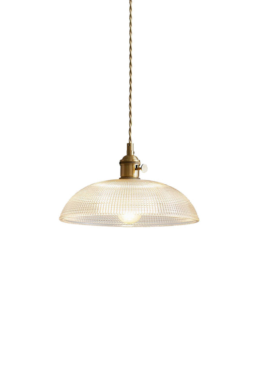 Textured Dome Glass Pendant Light | everlamps