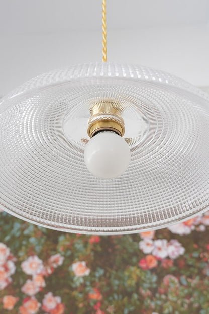 Textured Dome Glass Pendant Light - view 15 | everlamps