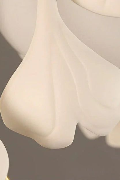 The Golden Gingko Halo Pendant Light |Ceramics detail | vexa lamps