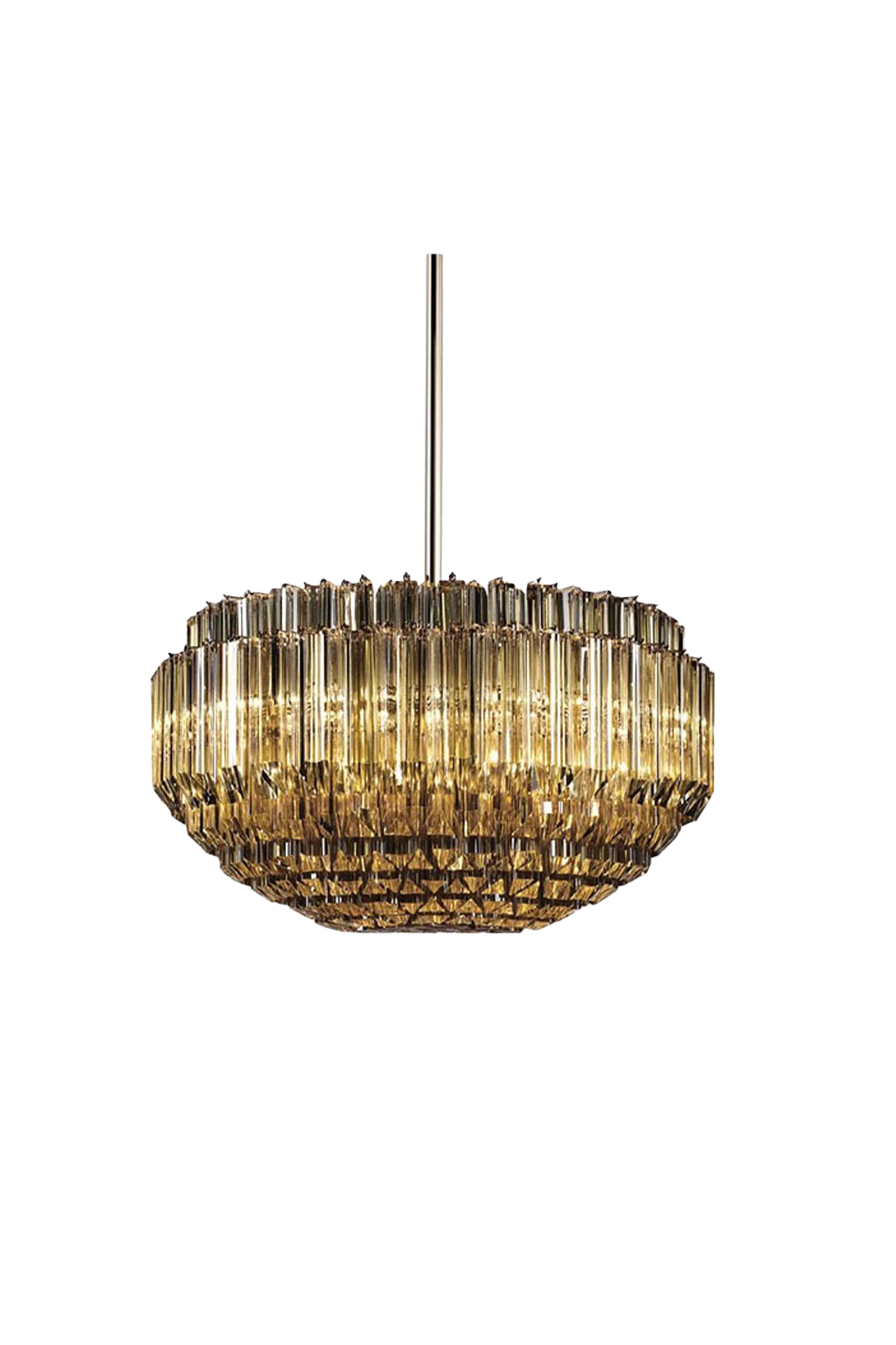 Three-sided Glass Chandelier | everlamps