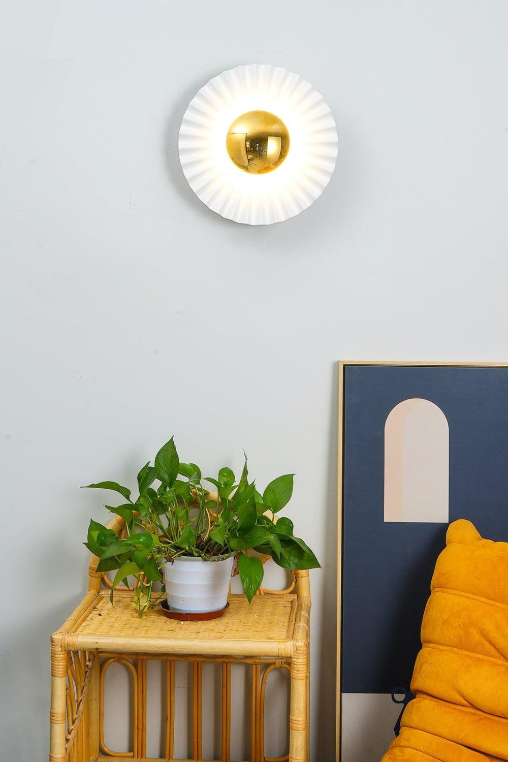 Tinsley Flush Wall Lamp - view 4 | everlamps