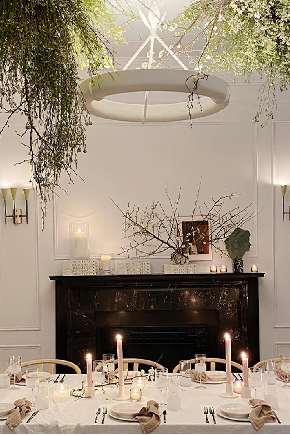 Tinsley Plaster Chandelier - view 20 | everlamps