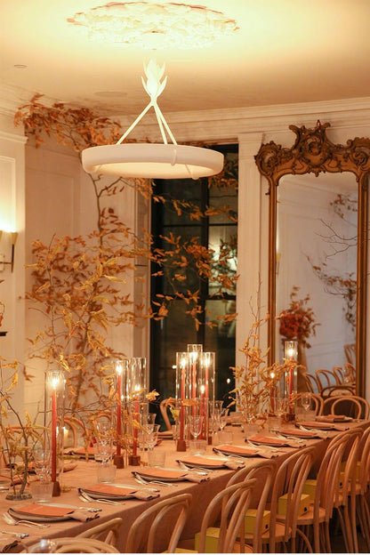 Tinsley Plaster Chandelier - view 21 | everlamps