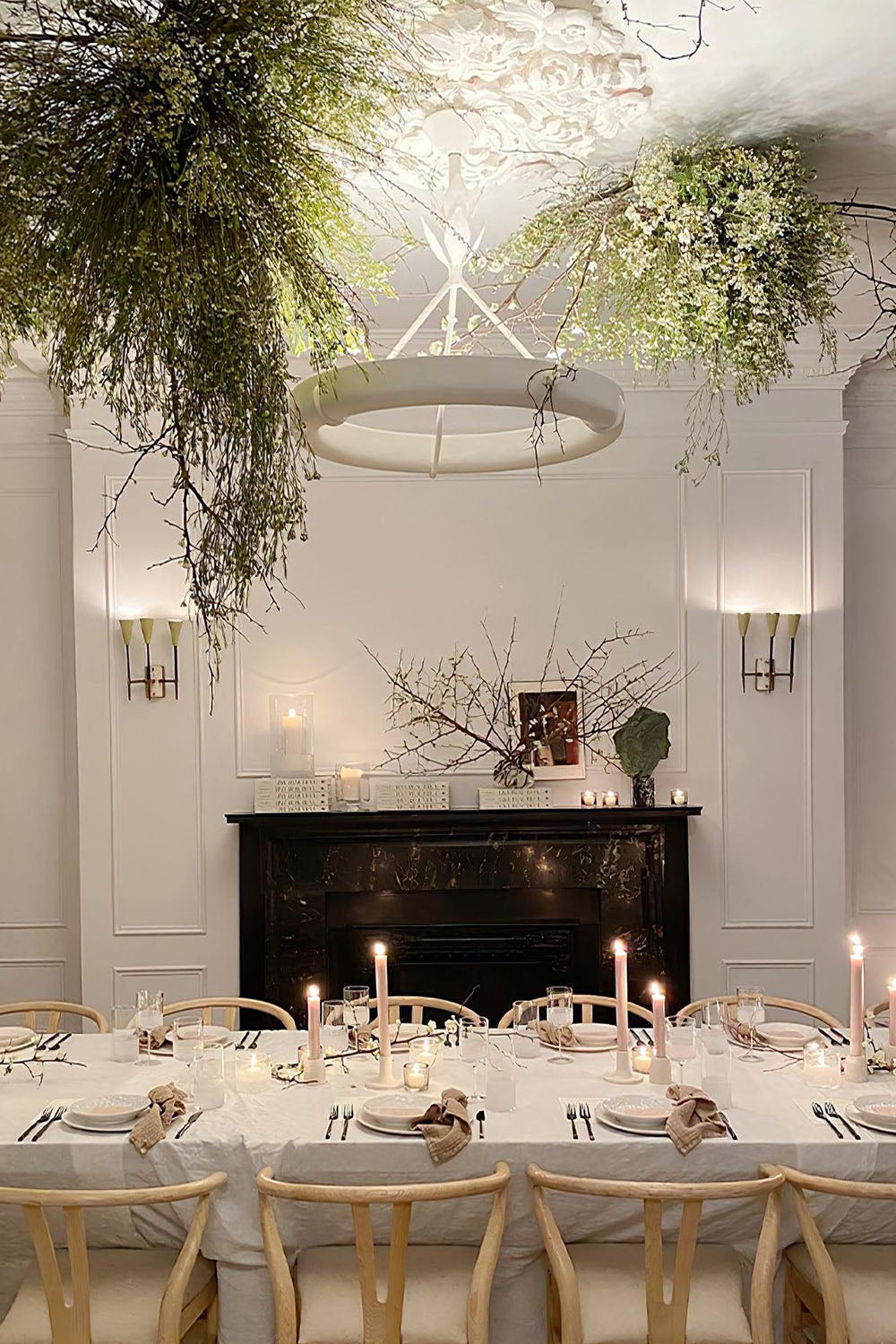 Tinsley Plaster Chandelier - view 22 | everlamps