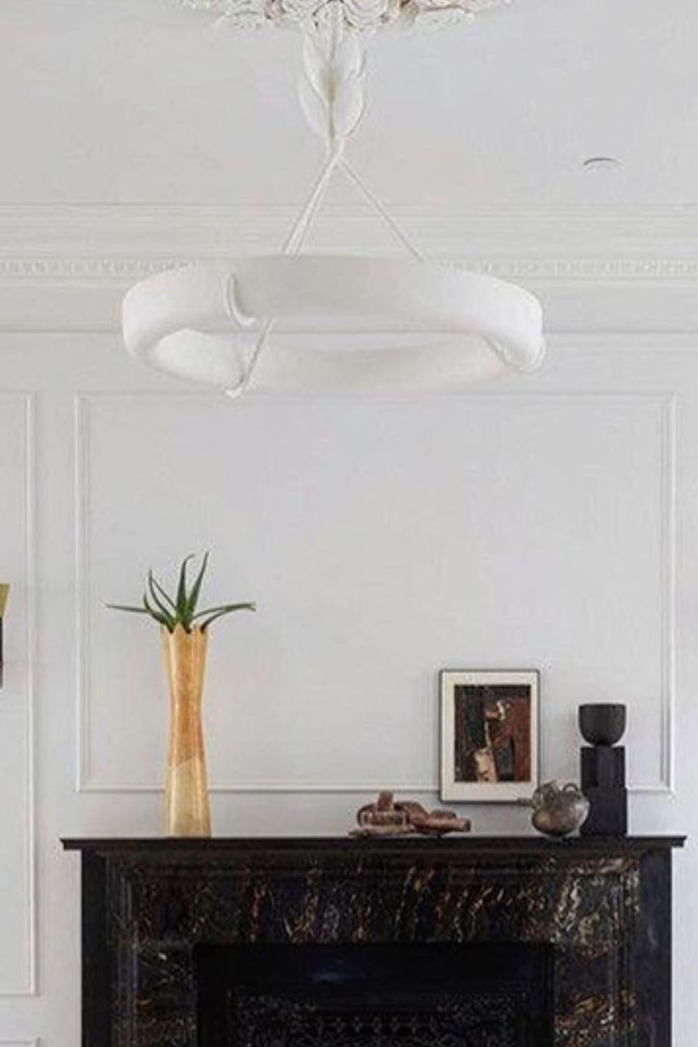 Tinsley Plaster Chandelier - view 4 | everlamps