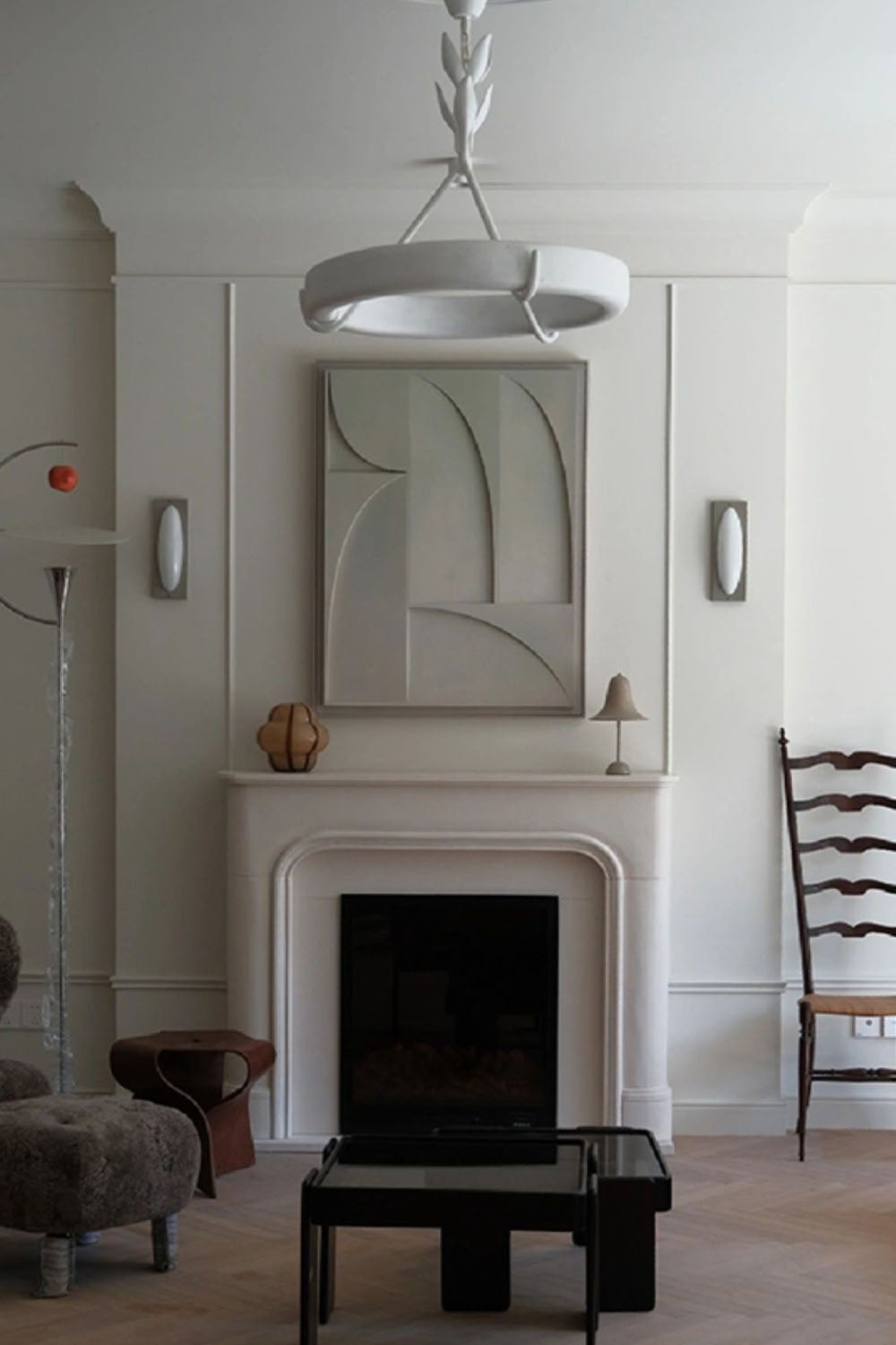 Tinsley Plaster Chandelier - view 10 | everlamps