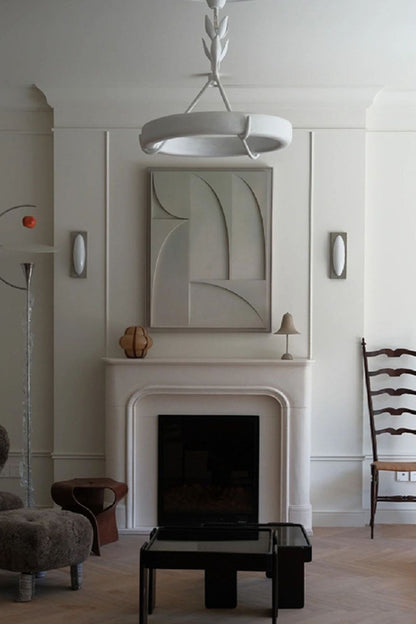 Tinsley Plaster Chandelier - view 10 | everlamps
