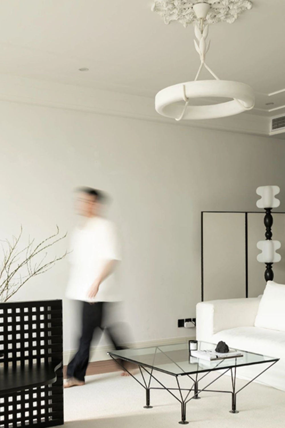 Tinsley Plaster Chandelier - view 11 | everlamps