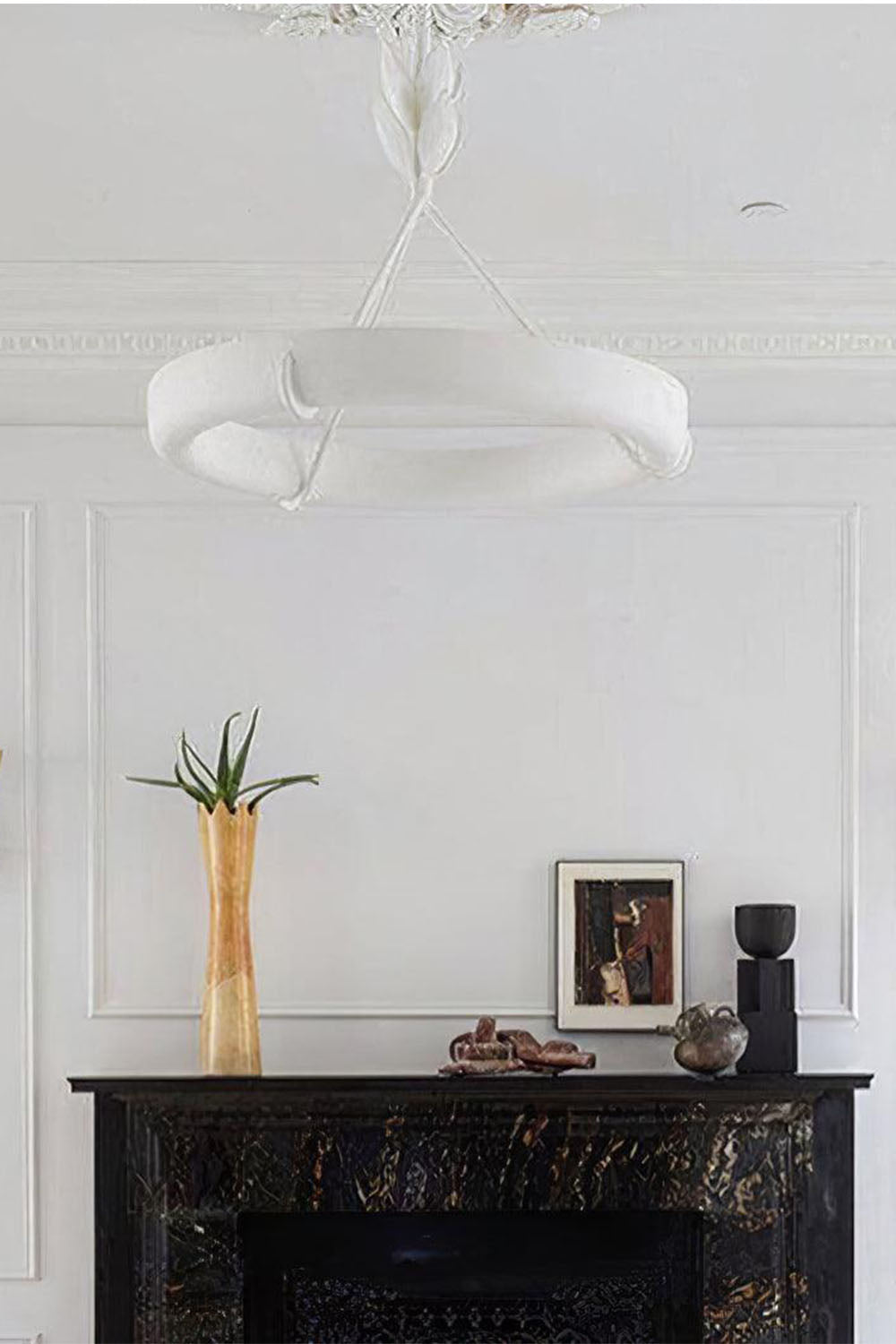 Tinsley Plaster Chandelier - view 6 | everlamps