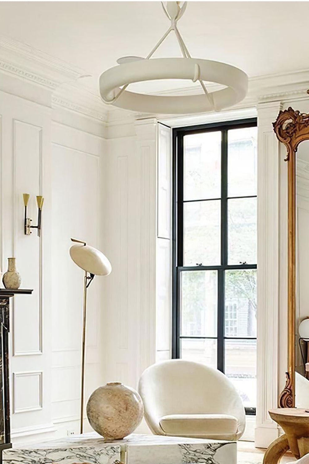 Tinsley Plaster Chandelier - view 17 | everlamps