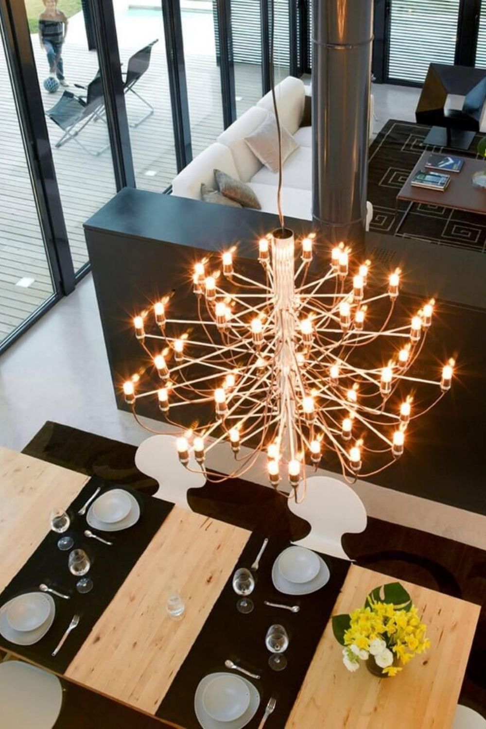 Traditional Mid-century 2097 Chandelier - view 15 | everlamps