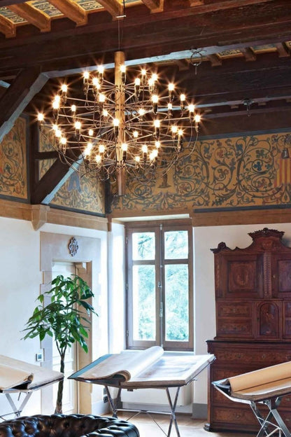 Traditional Mid-century 2097 Chandelier - view 18 | everlamps