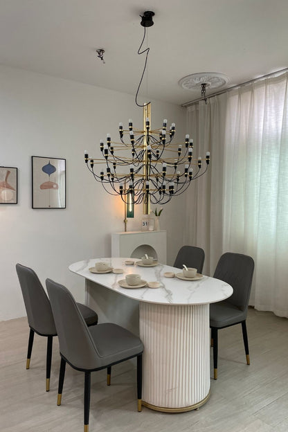 Traditional Mid-century 2097 Chandelier - view 32 | everlamps