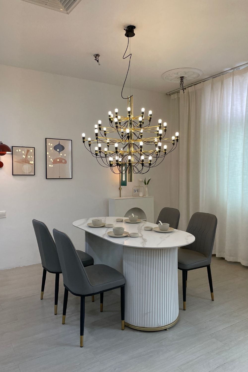 Traditional Mid-century 2097 Chandelier - view 35 | everlamps