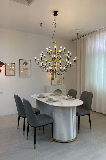 Traditional Mid-century 2097 Chandelier - view 35 | everlamps