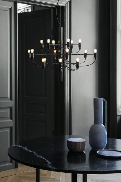 Traditional Mid-century 2097 Chandelier - view 10 | everlamps