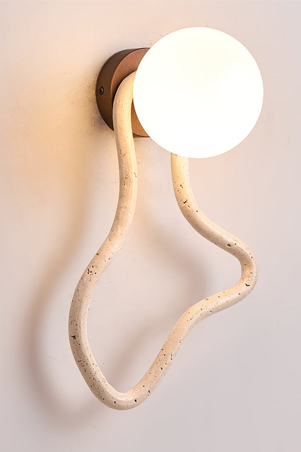 Travertine Flow Wall Sconce | everlamps
