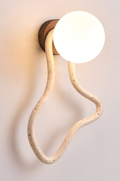 Travertine Flow Wall Sconce | everlamps