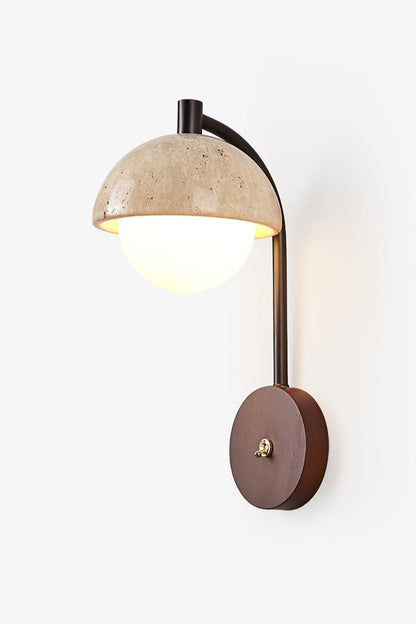 Travertine Arc Wall Light - view 18 | everlamps