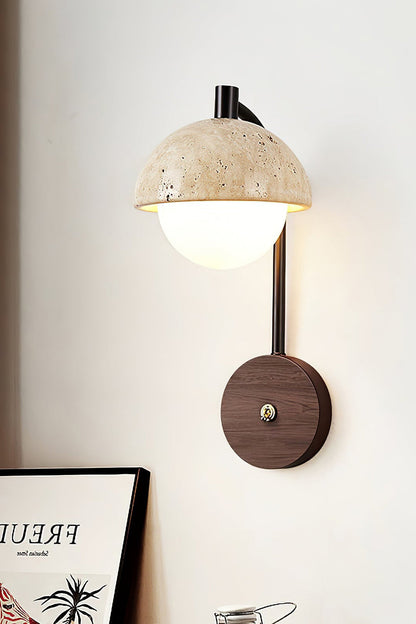 Travertine Arc Wall Light - view 12 | everlamps