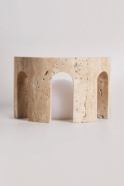Travertine Arch Table Lamp - view 16 | everlamps