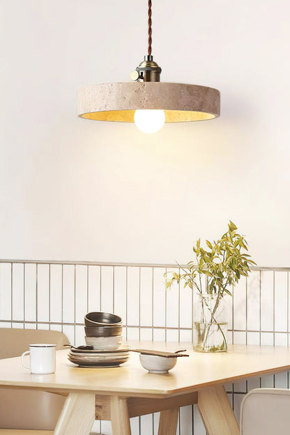 Travertine Aurora Pendant Light - view 11 | everlamps