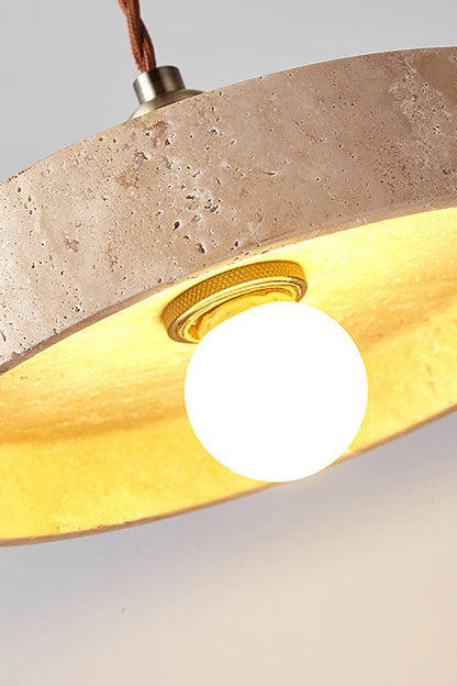 Travertine Aurora Pendant Light - view 21 | everlamps