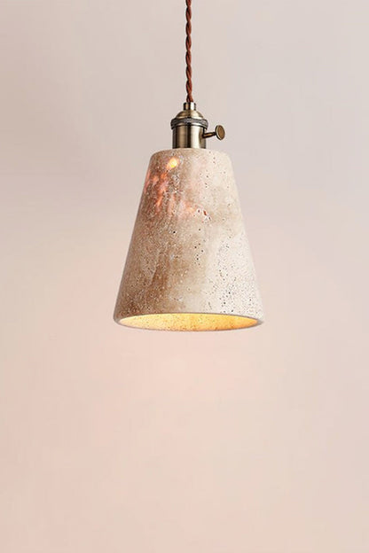 Travertine Aurora Pendant Light - view 20 | everlamps