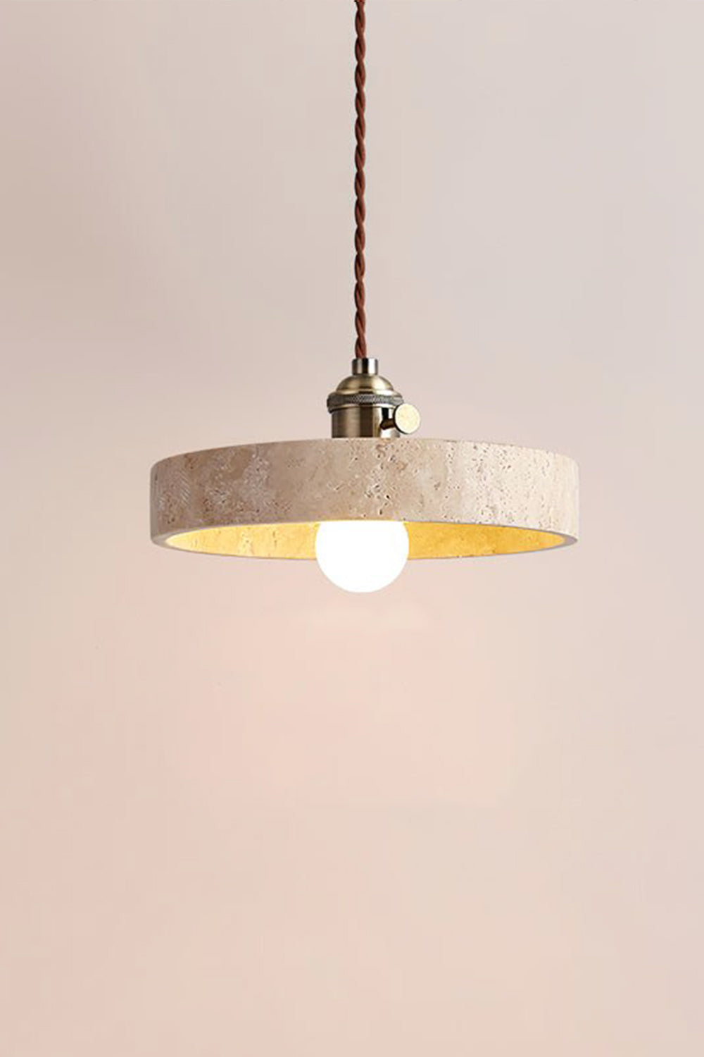 Travertine Aurora Pendant Light - view 22 | everlamps