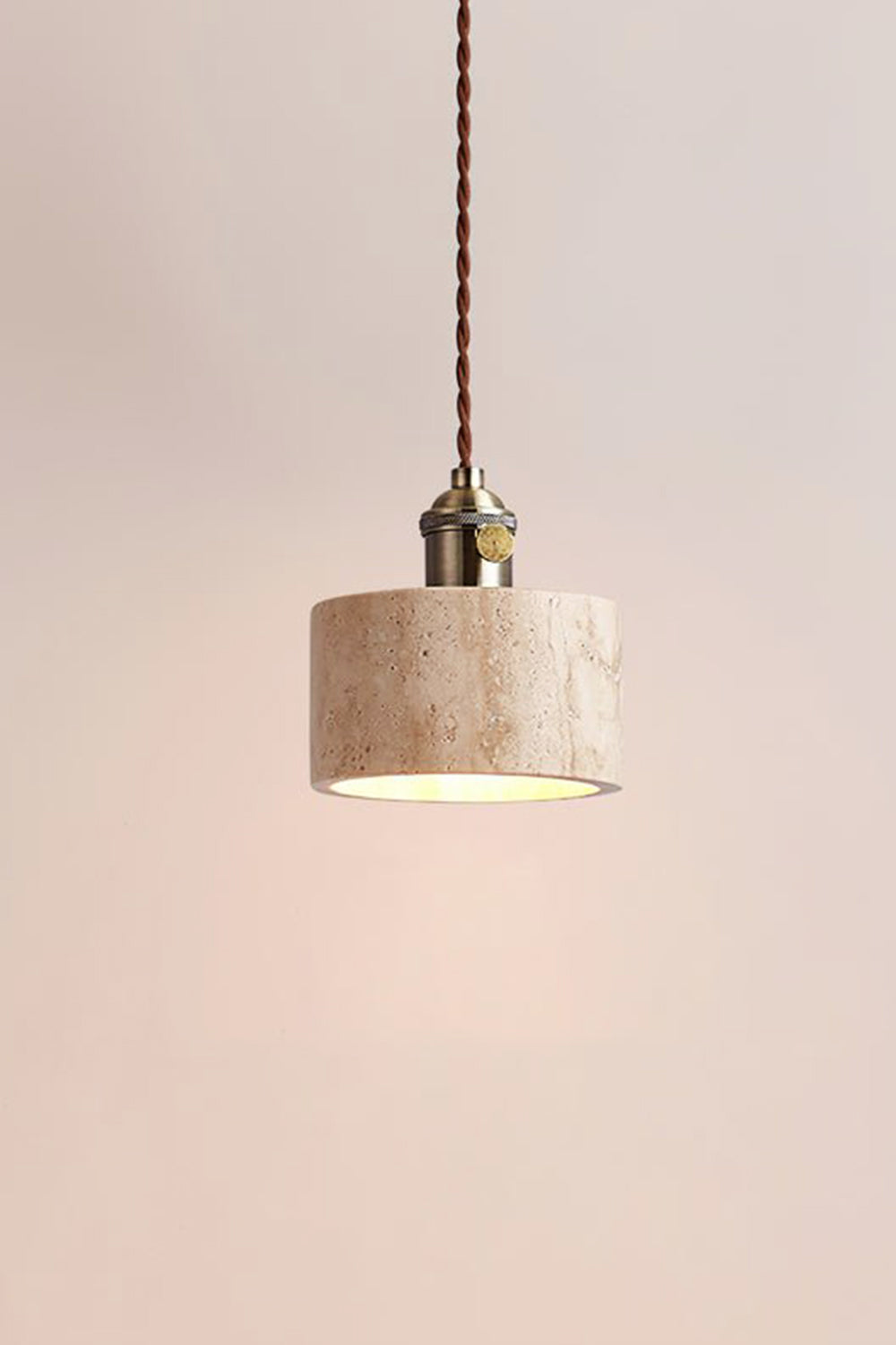 Travertine Aurora Pendant Light - view 23 | everlamps