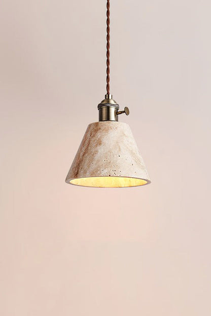 Travertine Aurora Pendant Light - view 24 | everlamps