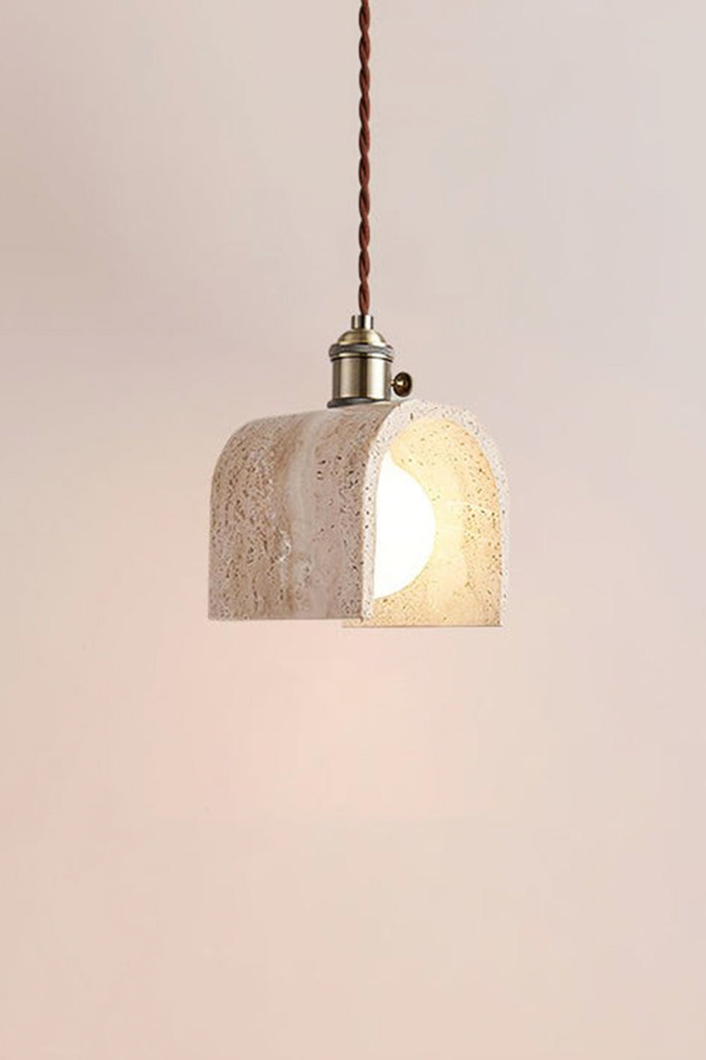 Travertine Aurora Pendant Light - view 25 | everlamps