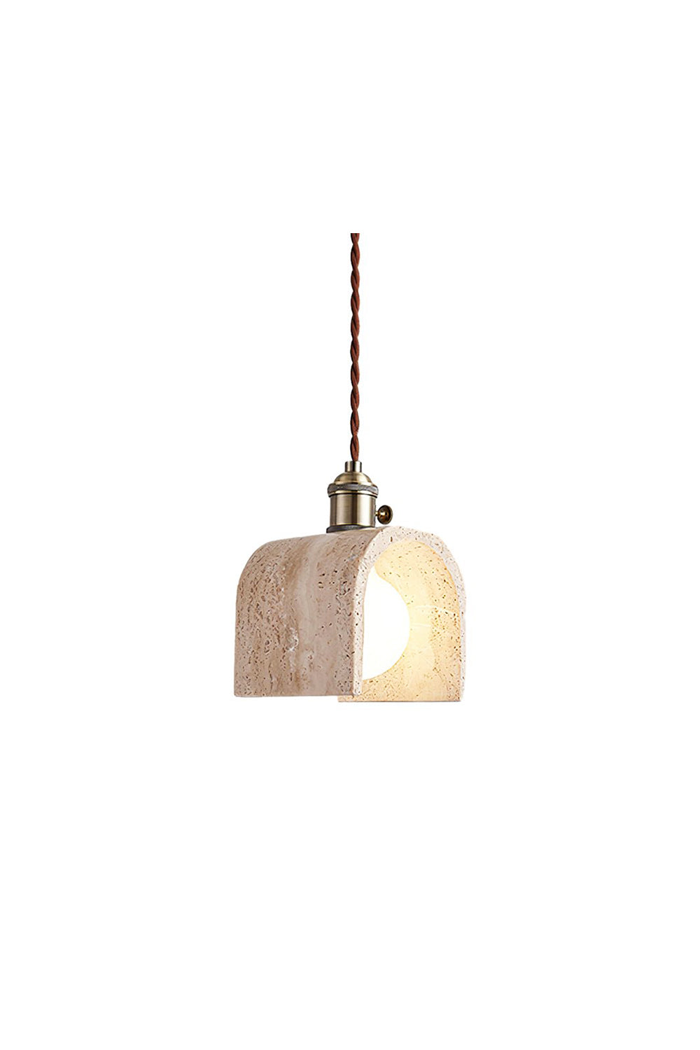 Travertine Aurora Pendant Light | everlamps