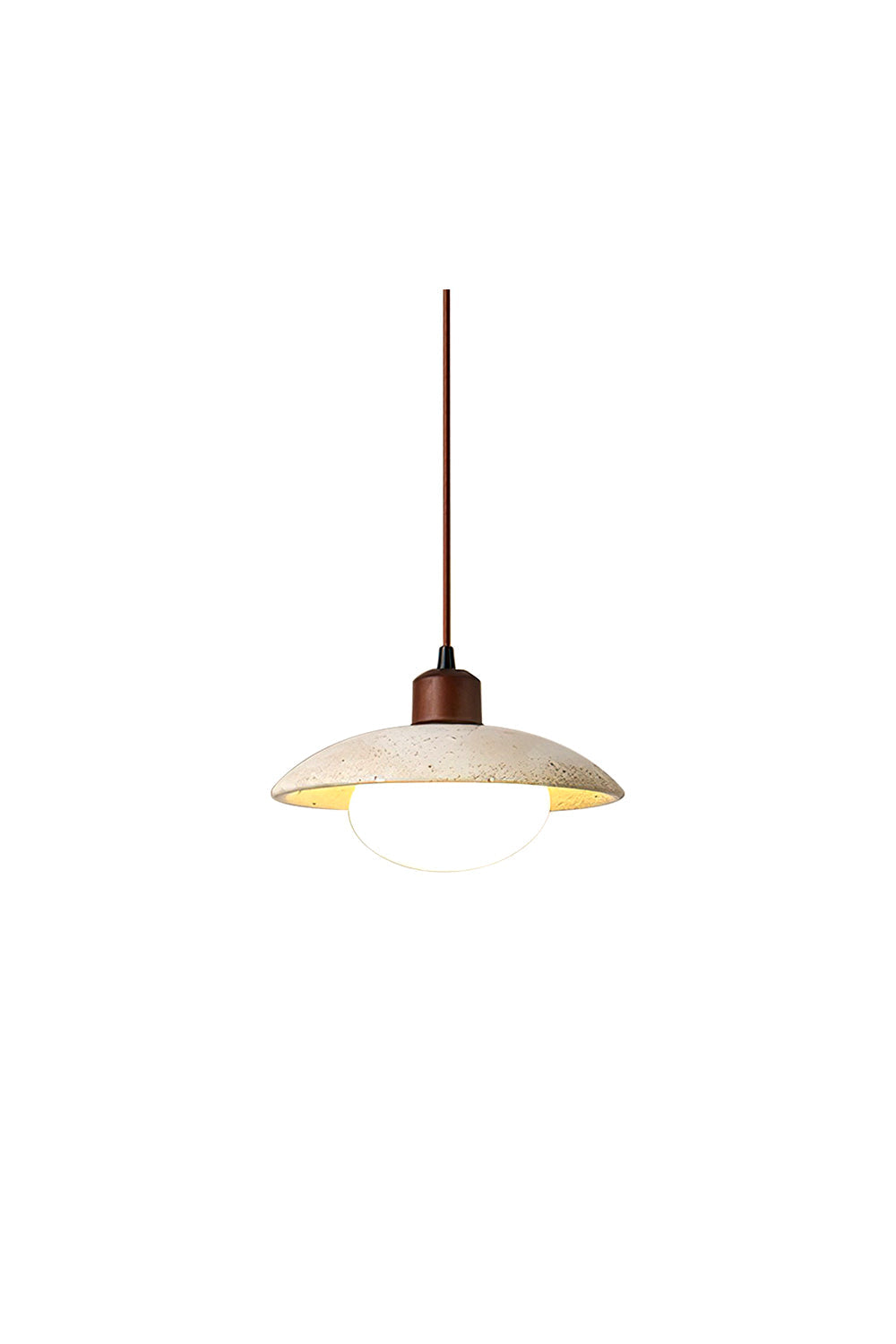 Travertine Disc Pendant Light | everlamps