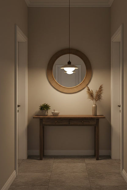 Travertine Disc Pendant Light - view 12 | everlamps