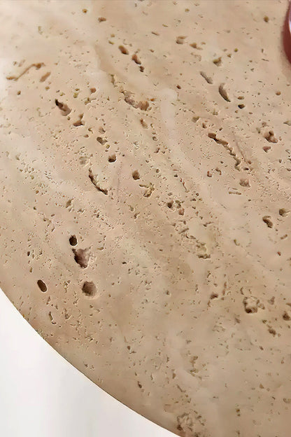 Travertine Disc Pendant Light - view 13 | everlamps
