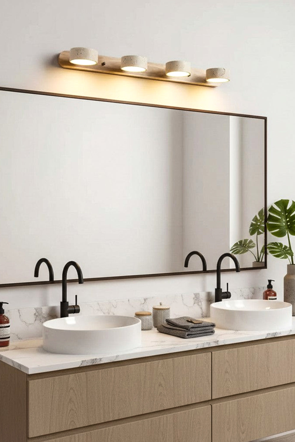 Travertine Duo Wall Light - view 15 | everlamps