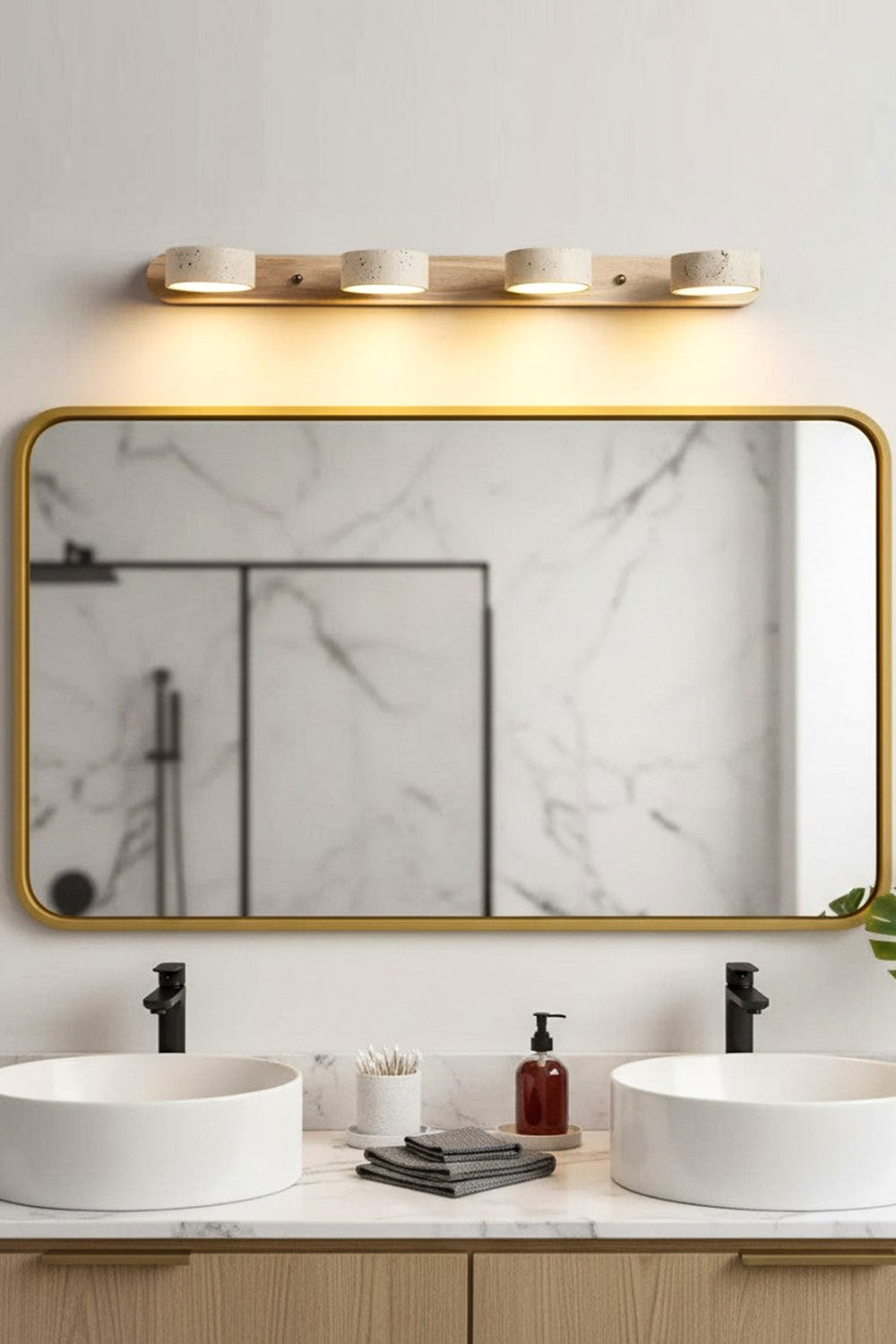 Travertine Duo Wall Light - view 13 | everlamps