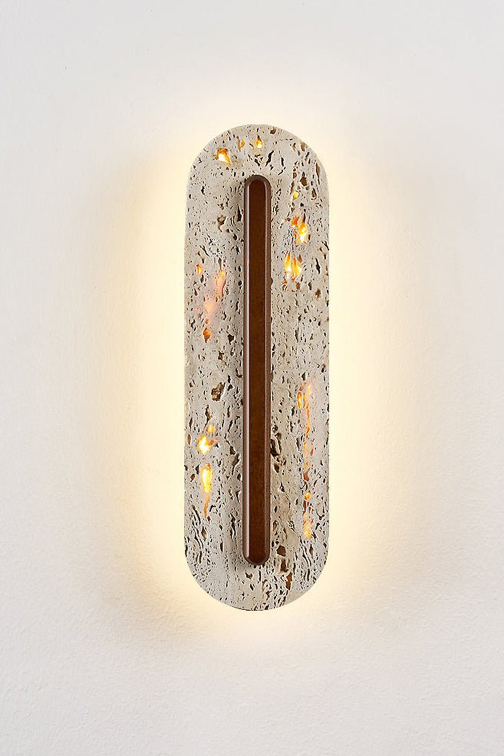 Travertine Slab Wall Sconce - view 13 | everlamps
