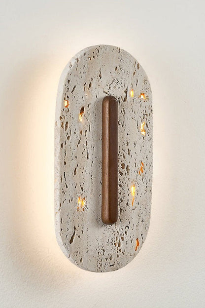 Travertine Slab Wall Sconce - view 11 | everlamps