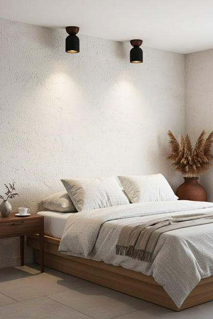 Travertine Stone Ceiling Light - view 2 | everlamps