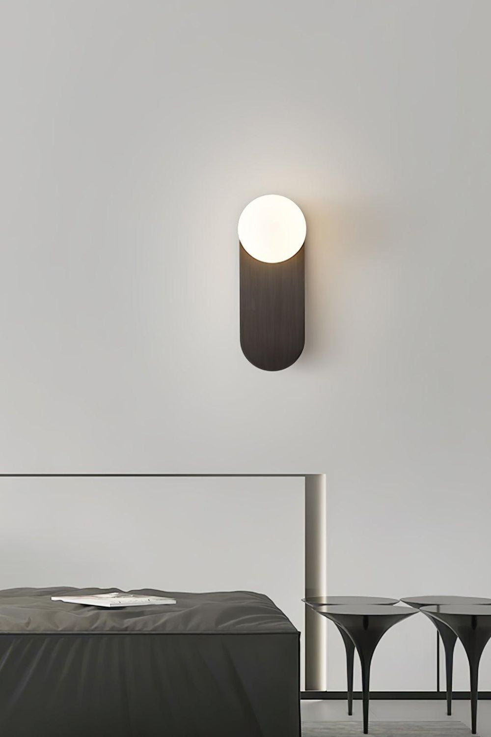 Flat Base Globe Sconce - everlamps