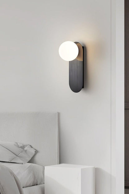 Flat Base Globe Sconce - everlamps