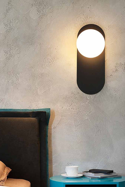 Flat Base Globe Sconce - everlamps